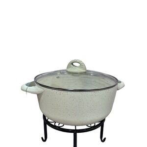 Master Class Cookware Casserole Pot / Pan 11 Qt. with Reddish Specs.2 PC, NEW